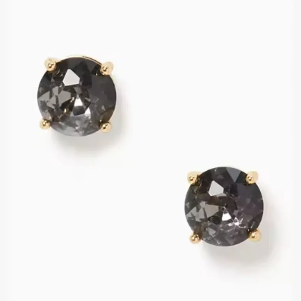 kate spade Black/Diamond Gumdrops Studs/NWT